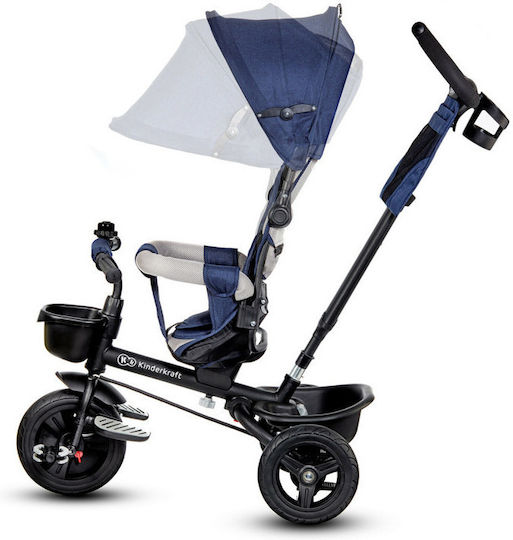 Kinderkraft Aveo Πτυσσόμενο & Μετατρεπόμενο για 9 Μηνών Μπλε