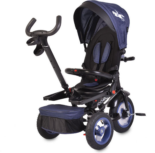 Byox Jockey Air Convertible with Parental Handle for 1-5 Years New Dark Blue