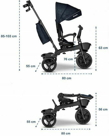 Lionelo Kori Foldable and Convertible for 18 Months Red