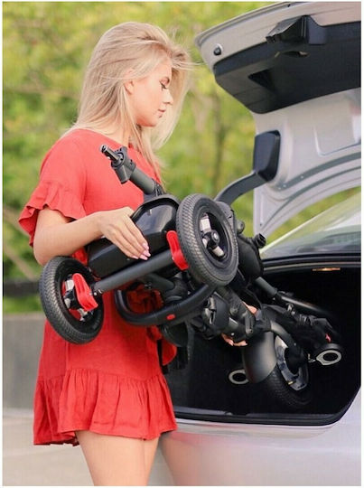 Q Play Rito Air Foldable & Convertible 3 in 1 for 10 Months Gray