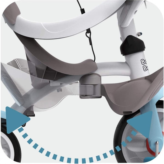Smoby Baby Balade Plus Convertible with Parental Handle 3 in 1 for 10 Months Blue