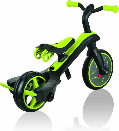 Globber Explorer Convertible Kids Tricycle with Parental Handle for 10 Months Green