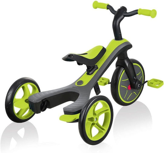 Globber Explorer Convertible Kids Tricycle with Parental Handle for 10 Months Green