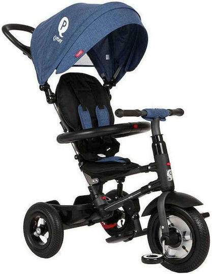 Q Play Rito Air Foldable and Convertible 3 in 1 for 10 Months Blue S432