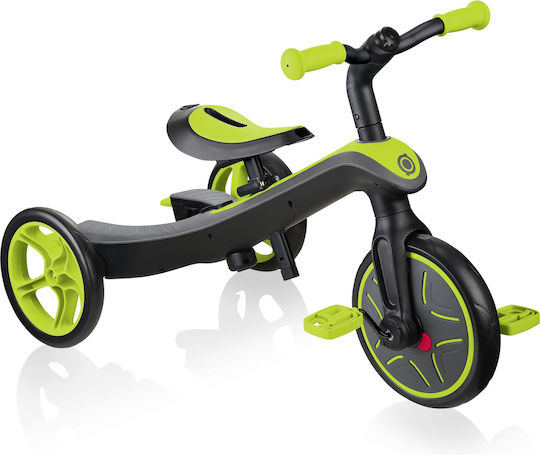 Globber Explorer Convertible Kids Tricycle with Parental Handle for 10 Months Green