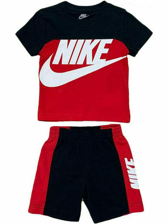 Nike Παιδικό Σετ με Σορτς Καλοκαιρινό για Αγόρι 2τμχ Μαύρο