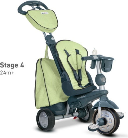 Smart Trike Explorer Μετατρεπόμενο με Χειρολαβή Γονέα για 10 Μηνών Πράσινο