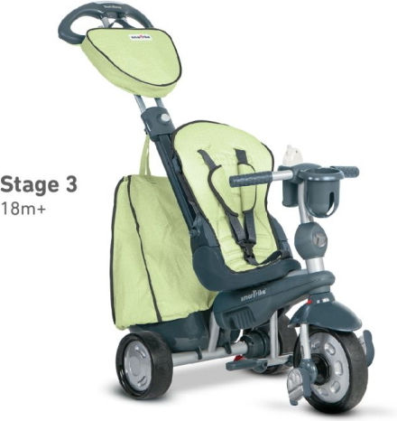 Smart Trike Explorer Μετατρεπόμενο με Χειρολαβή Γονέα για 10 Μηνών Πράσινο