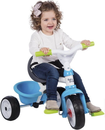 Smoby Baby Driver Comfort Μετατρεπόμενο με Χειρολαβή Γονέα για 10 Μηνών Μπλε