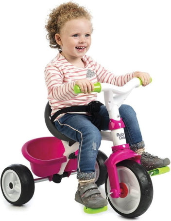 Smoby Baby Driver Comfort Μετατρεπόμενο με Χειρολαβή Γονέα για 10 Μηνών Φούξια