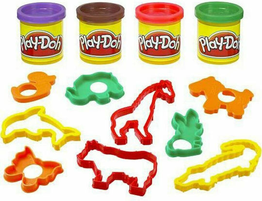 Hasbro Play-Doh Knete - Spiel-Set Animal Discovery Eimer für 3+ Alter, 10 Stück
