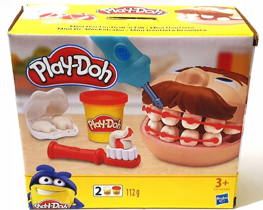 Hasbro Play-Doh Plasticine Mini Doctor Drill 'n Fill Dentist Game For Ages 3+ 2pcs