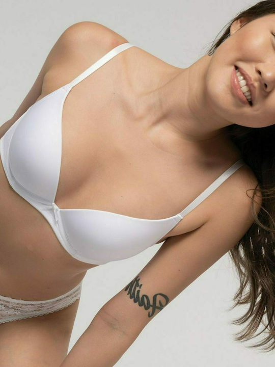 Sonia Plunge Plunge Bra without Padding Underwire Black/White