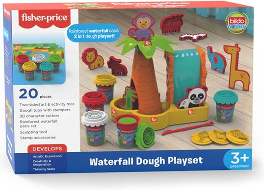 Fisher Price Plasticine - Waterfall Play Set for 3+ Years, 5 Pieces