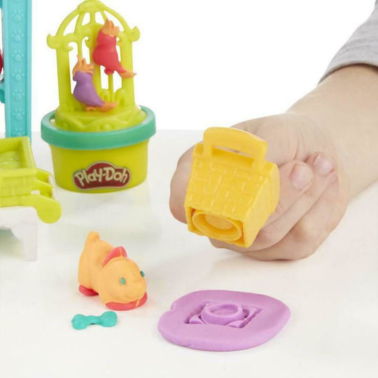 Hasbro Play-Doh Spielset Modellierknete Stadt Tierladen mit 4 Farben für 3+ Jahre