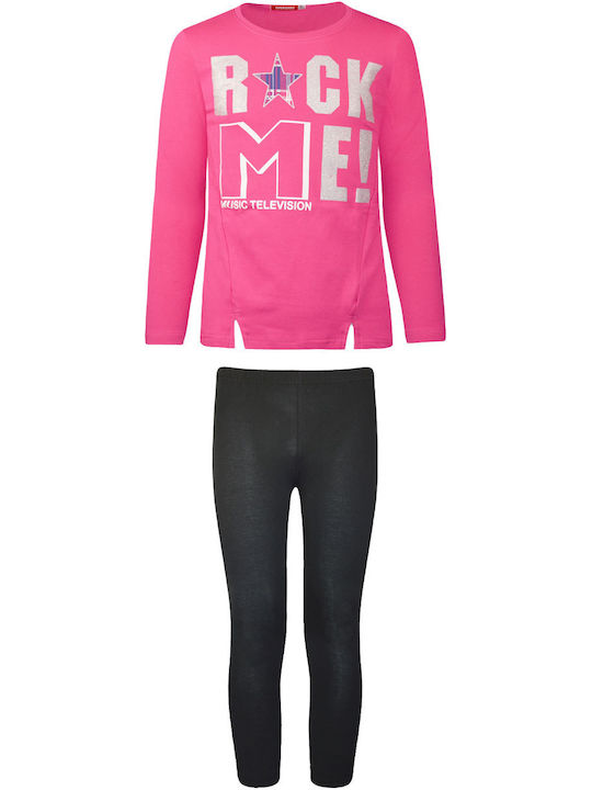 Energiers Kids Set with Fuchsia Leggings 2 Pieces
