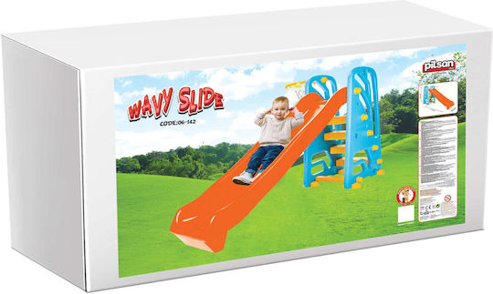 Pilsan Τσουλήθρα Wavy με Μπασκέτα Πορτοκαλί