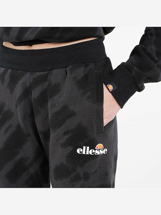 Hallouli Ψηλόμεσο Παντελόνι Φόρμας με Λάστιχο Black Tie Dye