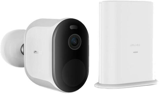 Imilab Σύστημα Παρακολούθησης Ec4 Outdoor Camera με 1 Ασύρματη Κάμερα IP 4MP & Control Hub