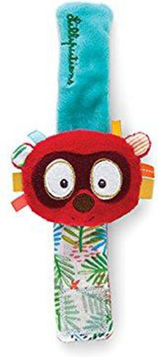 Lilliputiens Rassel / Armband George Lemur für 0++ Monate