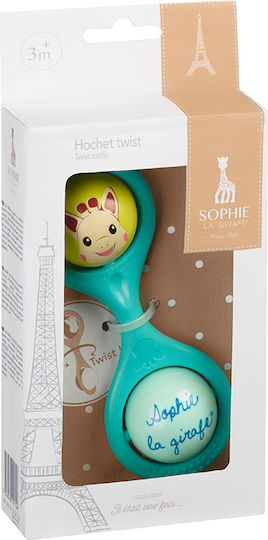 Sophie La Girafe Rattle Maraca for 3++ Months Light Blue
