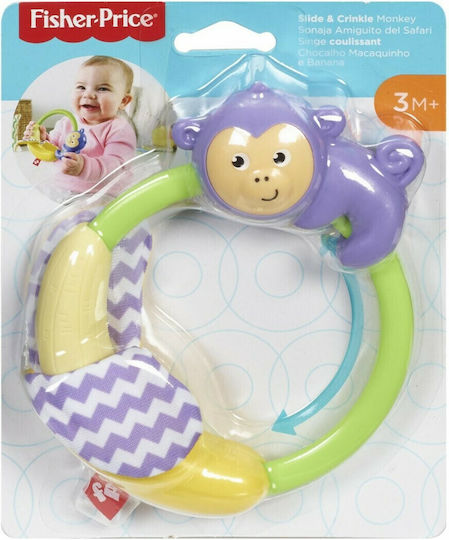 Fisher Price Fisher Price Baby Rasseln Slide & Crinkle Affe