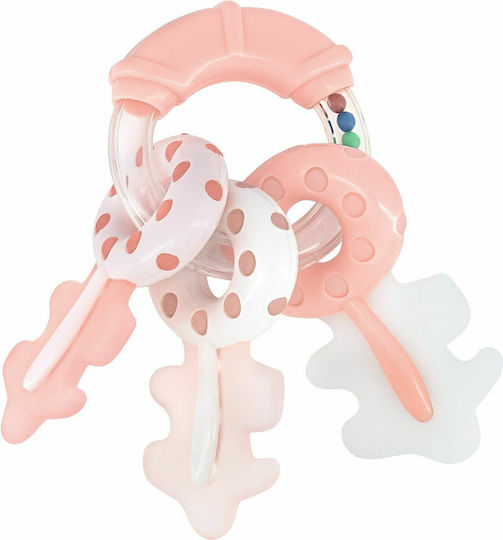 Kikka Boo Rattle Rattle Keys for 3++ Months Pink