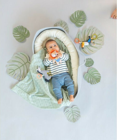Taf Toys Baby Rattle Dizzy The Zebra For Newborns