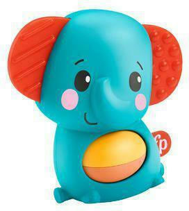 Fisher Price Κουδουνίστρα Ζωάκι Ελεφαντάκι για 6+ Μηνών
