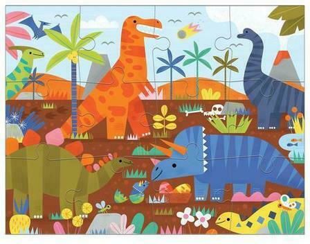 Kids Puzzle Dinosaurs for 2+ years+ Years 12pcs Mudpuppy