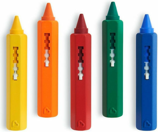 Munchkin Bath Time Crayons Bath Crayons for 36++ Months 5pcs
