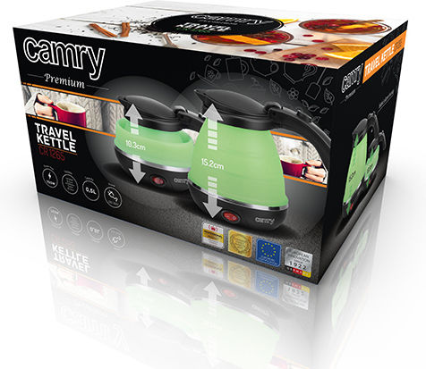 Camry CR 1265 Fierbător de Călătorie 500ml 750W Verde