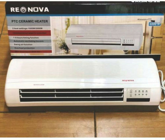 PTC-2000A Керамичен Вентилаторен нагревател Стая За стена 2000W