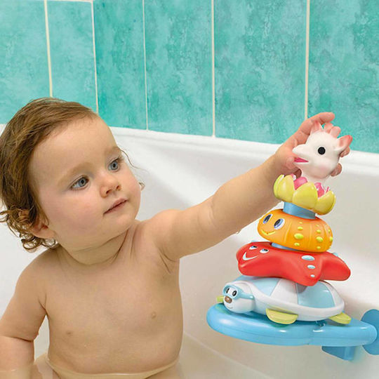 Sophie La Girafe Splash & Surf Pyramid Παιχνίδι Μπάνιου για 10+ Μηνών