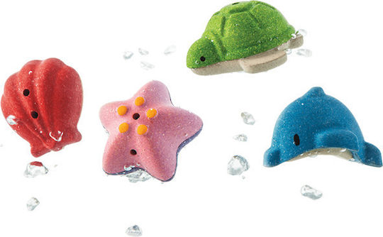 Plan Toys Sea Life Bath Set Παιχνίδι Μπάνιου για 6+ Μηνών
