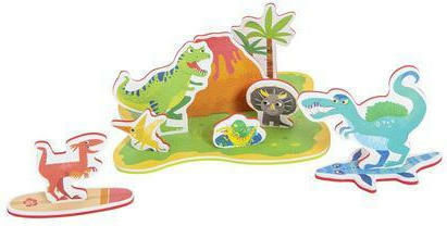 Tiger Tribe Dinosaur Island Bath Toy for 24++ Months