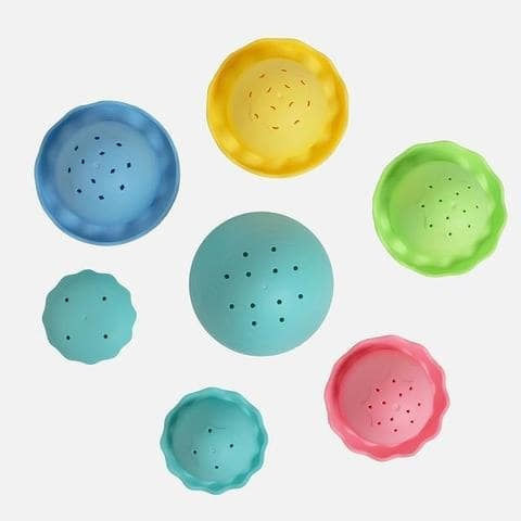 Tiger Tribe Stacking Game Egg Bath Toy for 18++ Months