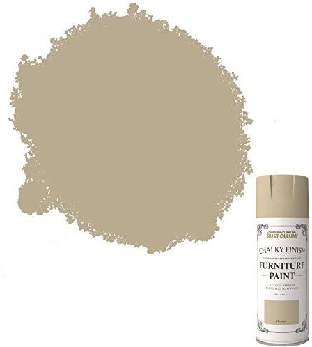 Rust-Oleum Chalky Finish Furniture Paint Spray Κιμωλίας Hessian Hessian Μπεζ 400ml