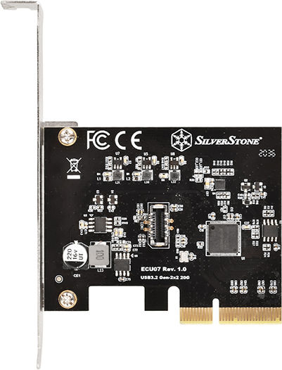 Silverstone Placă PCIe în Port USB 3.2 ECU07