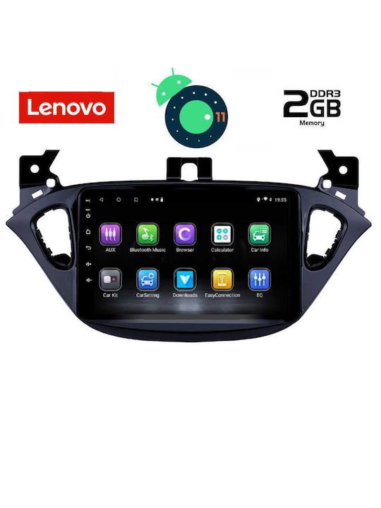 Lenovo LVB 4486_GPS Ηχοσύστημα Αυτοκινήτου για Opel Corsa 2014 (Bluetooth/USB/WiFi/GPS) με Οθόνη 9"