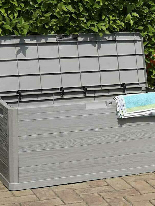 Toomax Outdoor Storage Box Italy 280lt Gray L117xW45xH56cm