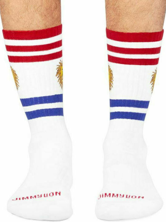 Jimmy Lion Athletic Lion Γυναικείες Κάλτσες με Σχέδια Λευκές Jimmy Lion Athletic Lion Γυναικείες Κάλτσες με Σχέδια Λευκές