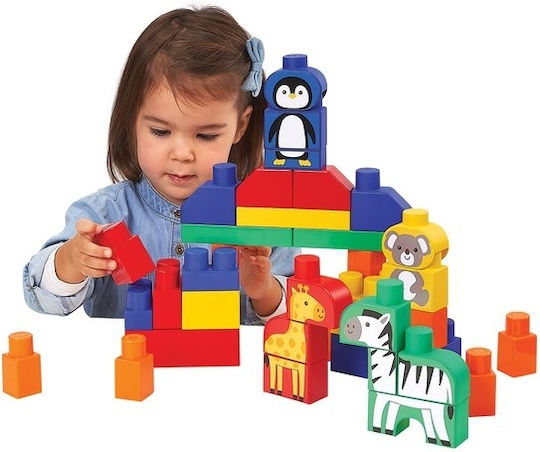 Ecoiffier Τουβλάκια Maxi Abrick Farm Animals για 1+ Έτους 50τμχ