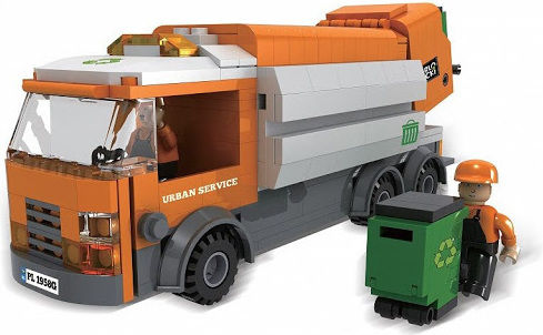Blocki Τουβλάκια MyCity Garbage Truck για 6+ Ετών 410τμχ