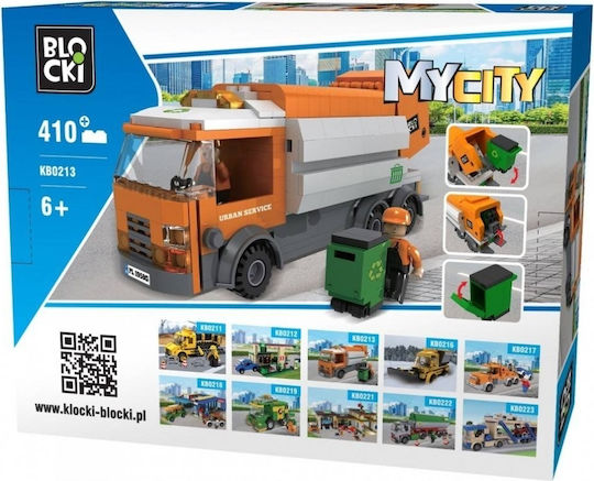 Blocki Τουβλάκια MyCity Garbage Truck για 6+ Ετών 410τμχ