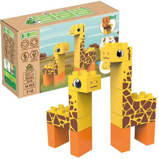 Biobuddi Blocks Stepa for 1.5-6 years Years 14pcs