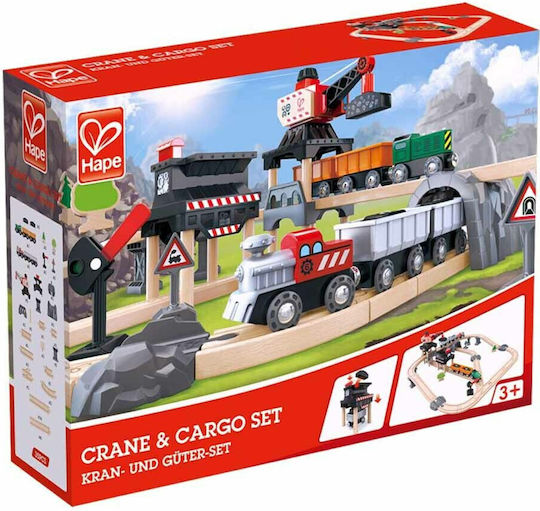 Hape Railway Mining Loader Set with Train made of Wood for 3+ years+ Years