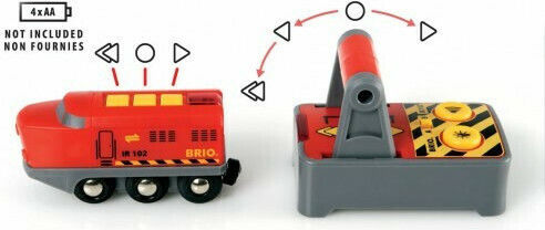 Brio Toys Remote Control Engine Train made of Wood for 3+ years+ Years