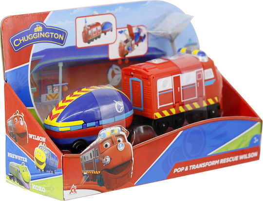 Just Toys Chuggington Pop & Transform Rescue Wilson Влакче за 3+ години+ Години