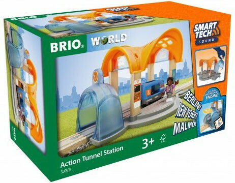 Brio Toys Smart Tech Sound Action Σετ με Τρενάκι με Ήχο και Φως για 3+ Ετών